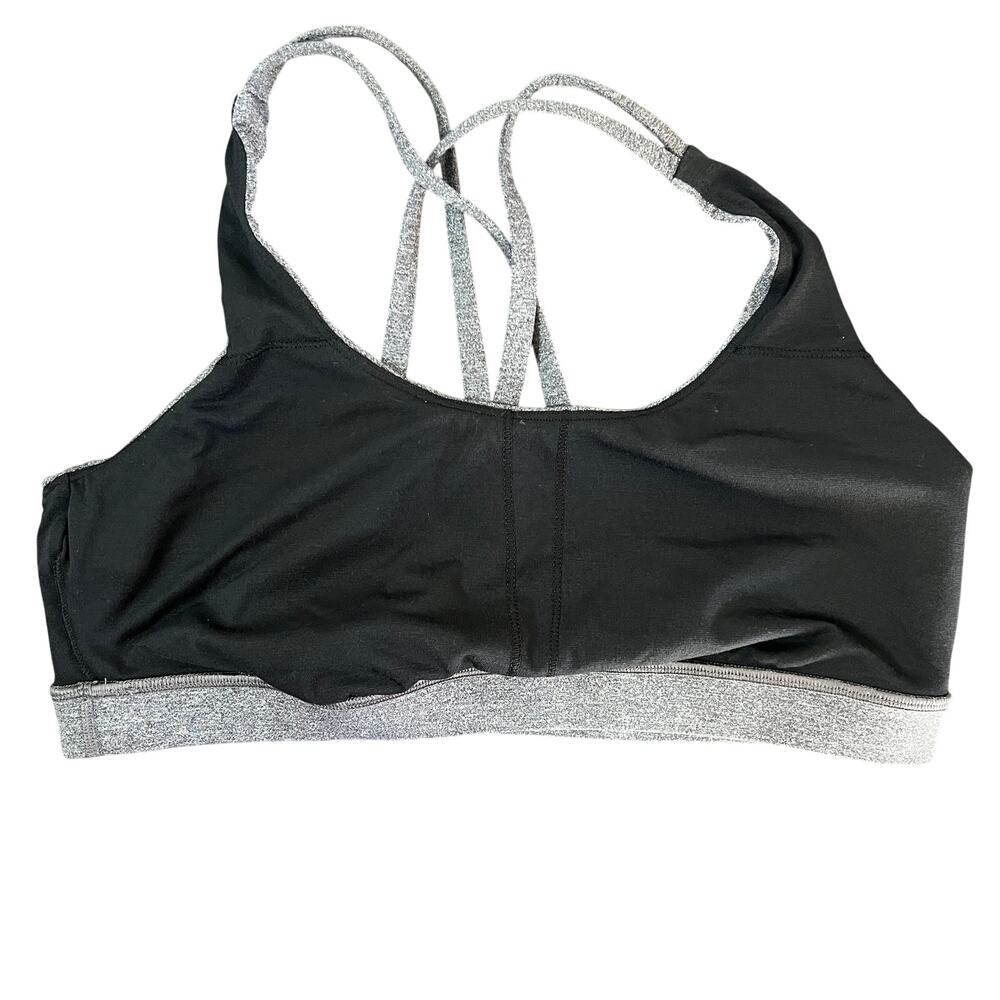 Lululemon Strappy Back Sports Bra Gray Heather No Size Tag - Picture 7 of 8